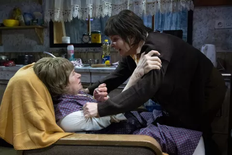 Vesna Jevnikar in Vesna Slapar / Foto: Nada Žgank