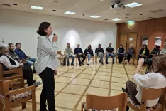 Na posvetovanju v Katoli&scaron;kem domu prosvete v Tinjah so govorili o sloven&scaron;čini v družbi in v družinah in o na&scaron;em odnosu do nje. / Foto: Jože Ko&scaron;njek