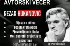 Povabilo na avtorski večer Rezaka Hukanovića / Foto: Arhiv Zkd