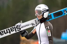 Smučarski skoki trening slovenska ženska in mo&scaron;ka reprezentanca Planica december 2025Na fotografiji Nika Prevc smučarska skakalka in svetovna rekorderka / Foto: Nik Bertoncelj