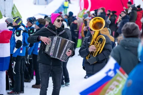 Svetovni pokal alpsko smučanje za ženske Podkoren Kranjska Gora 2026slalom tekma nedelja 4. januar 2026 / Foto: Nik Bertoncelj