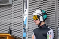 Smučarski skoki trening slovenska ženska in mo&scaron;ka reprezentanca Planica december 2025Na fotografiji Domen Prevc smučarski skakalec in svetovni rekorder / Foto: Nik Bertoncelj