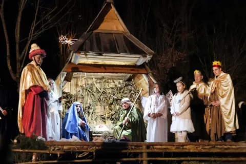 žive Božične jaslice TD turistično dru&scaron;tvo Snovik / Foto: Tina Dokl