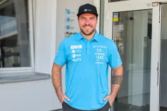 novinarska konferenca smučarska reprezentanca za hitre discipline Miha Hrobat / Foto: Tina Dokl