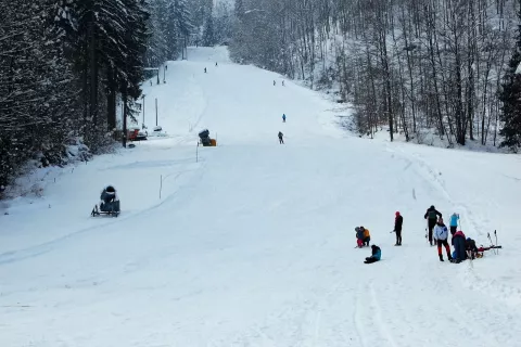 Smučanje tudi v Kamni Gorici