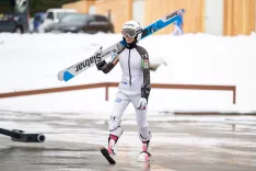Smučarski skoki trening slovenska ženska in mo&scaron;ka reprezentanca Planica december 2025Na fotografiji Nika Prevc smučarska skakalka in svetovna rekorderka / Foto: Nik Bertoncelj