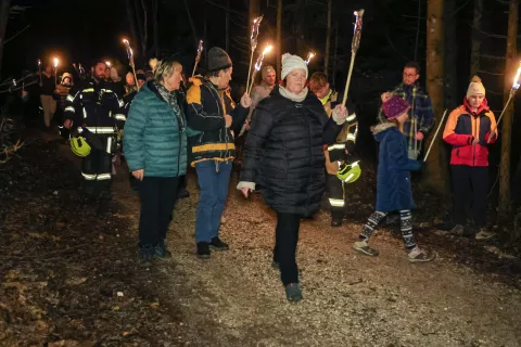 pohod do Kriva jelka, koledniki, sveti trije kralji Duplje občina Naklo / Foto: Tina Dokl