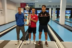 Matjaž Pelc, Janže Lužan in Primož Kastaneto / Foto: Arhiv Kk Triglav Kranj