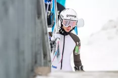 Smučarski skoki trening slovenska ženska in mo&scaron;ka reprezentanca Planica december 2025Na fotografiji Nika Prevc smučarska skakalka in svetovna rekorderka / Foto: Nik Bertoncelj