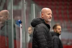 Hokejska tekma HDD Jesenice proti EC Bregenzerwald (AUT)Nik Zupančič trener HDD Jesenice / Foto: Nik Bertoncelj