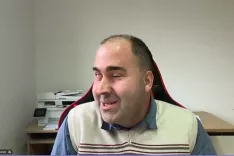 Bo&scaron;tjan &Scaron;tefanič je slepa oseba s pol odstotka ostanka vida. / Foto: Arhiv Dogodka