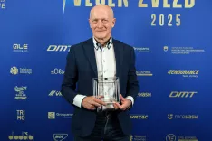 večer zvezd 2025 Kolesarska zveza podelitev priznanj najbolj&scaron;im slovenskim kolesarjem Amaterski kolesar leta Andrej Žavbi / Foto: Tina Dokl