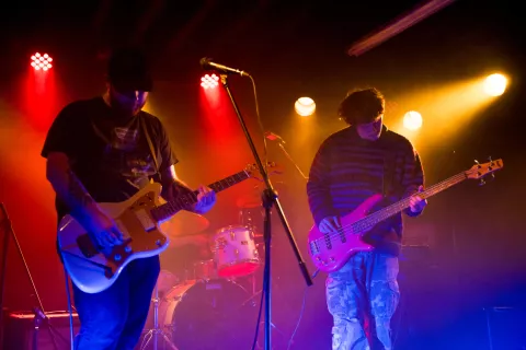 Januarska matineja: Nikki Louder in lars from norway v Mladinskem centru Kotlovnica v Kamniku / Foto: Primož Pičulin