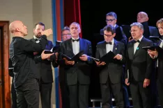 jubilejni koncert KD Kropa MoPZ Mirko Filej zborovodja David Bandelj / Foto: Tina Dokl