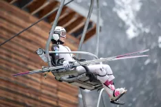Smučarski skoki trening slovenska ženska in mo&scaron;ka reprezentanca Planica december 2025Na fotografiji Nika Prevc smučarska skakalka in svetovna rekorderka / Foto: Nik Bertoncelj