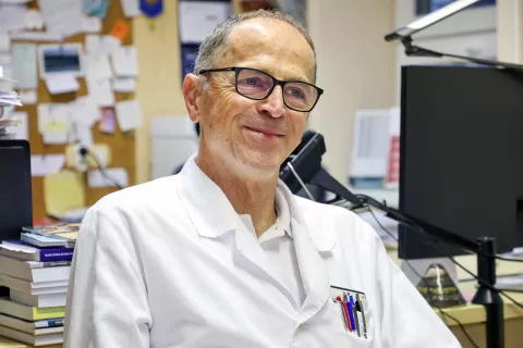 Iztok Tomazin, slovenski zdravnik, alpinist, gorski re&scaron;evalec, gorski vodnik, publicist, pisatelj in predavatelj / Foto: Tina Dokl