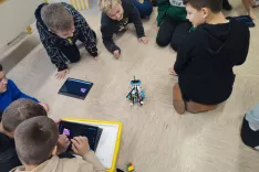 Delavnica robotike za učence četrtih razredov. / Foto: Arhiv &scaron;ole