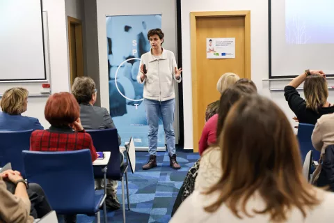 Podjetni&scaron;tvo brez izgorelosti dr. Sanela Peresciutti / Foto: Tina Dokl