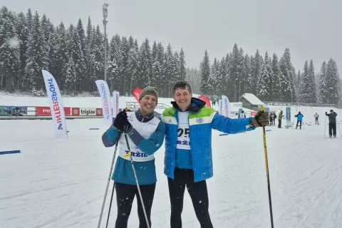 Snežna idila na Pokljuki