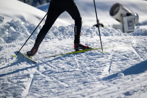 Nordijski center Planica tek na smučeh in teka&scaron;ka stezaSimbolična fotografija tek na smučeh &scaron;port / Foto: Nik Bertoncelj