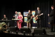 koncert so sooblikovali: Tadej Vasle, dejan Kotar, Tanja Zajc Zupan, Teja Saksida, Matjaž ZAdravec in David Čadež / Foto: Alenka Brun