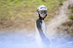 Smučarski skoki trening slovenska ženska in mo&scaron;ka reprezentanca Planica december 2025Na fotografiji Nika Prevc smučarska skakalka in svetovna rekorderka / Foto: Nik Bertoncelj