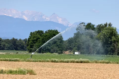 Za kolesarsko stezo, a ne po tej trasi