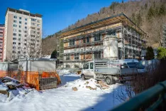 Gradnja Vrtec Jesenice enota Julke Pibernik 14.1.2026 / Foto: Nik Bertoncelj