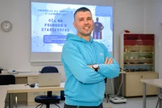 Samir Muminović Center za krepitev zdravja Kranj, priprava na porod in star&scaron;evstvo oče na prehodu v star&scaron;evstvo / Foto: Tina Dokl