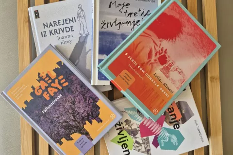 Paket novih knjig / Foto: Igor Kavčič