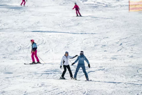 Padla med smučanjem