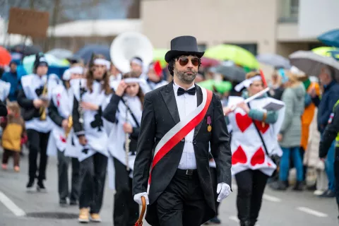 Pustni sprevod Radovljica 14.2.2026 / Foto: Nik Bertoncelj