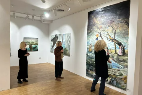 V Galeriji Deva Puri vstopimo v fantastični likovni svet Marka Jak&scaron;eta / Foto: Arhiv Deva Puri