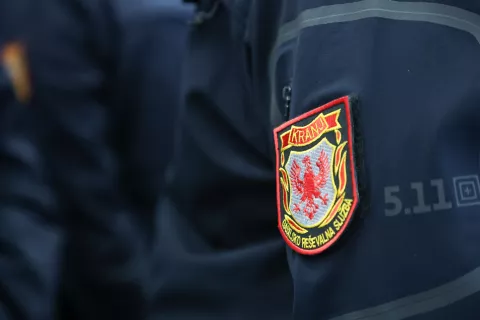 gasilci, gasilsko vozilo, GARS Kranj, PGD Bitnje / Foto: Tina Dokl