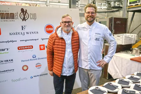 Oče in sin, Janez in Tomaž Bratovž / Foto: Alenka Brun