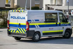 Požar Lesce TU&Scaron; skladi&scaron;če / Foto: Nik Bertoncelj