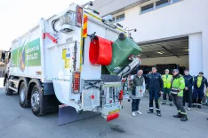 prevzem smetarsko vozilo s tehtnico kr tehtam Komunala Kranj / Foto: Tina Dokl