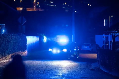 Simbolična fotografija Policija v nočni patrulji / Foto: Nik Bertoncelj