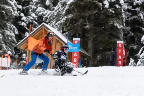 Smučarji paraplegiki / Foto: Blaž Oman, Arhiv Zps