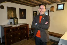 David Ahačič, direktor Trži&scaron;ki muzej, Tržič / Foto: Tina Dokl