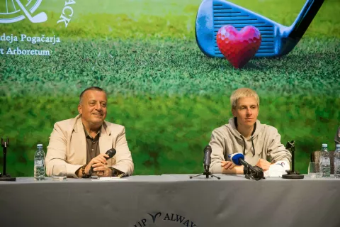 Pogačar in Pečečnik skupaj za dobrodelnost