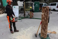 Na kvizu bodo odgovarjali tudi na vpra&scaron;anja o varnem delu v gozdovih. / Foto: Cveto Zaplotnik