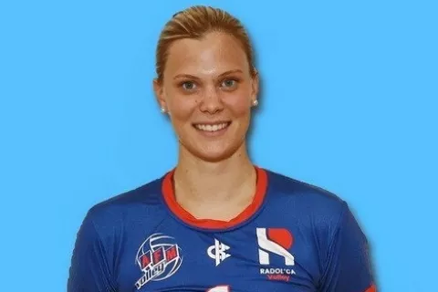 Klara Kregar Dolenc zadnji dve sezoni igra za radovlji&scaron;ki AFM Volley. / Foto: Osebni Arhiv
