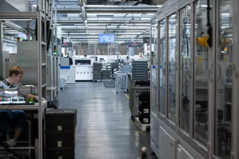 Iskraemeco praznuje 80 let s strate&scaron;ko investicijo v novo proizvodno linijo / Foto: Primož Pičulin