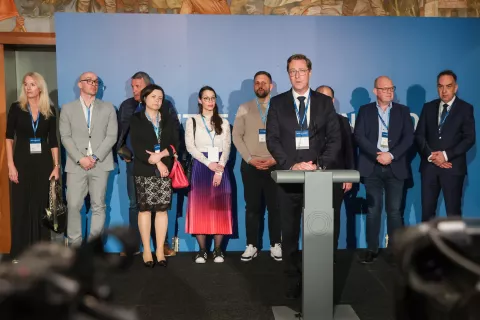 Volitve v državni zbor 2026 DZ stranka Prerod Prebilič Vladimir / Foto: Tina Dokl