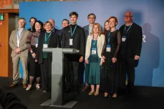 Volitve v državni zbor 2026 DZ stranka Levica Vesna Luka Mesec / Foto: Tina Dokl