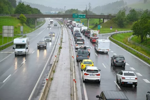 Popolna zapora priključka na avtocesto
