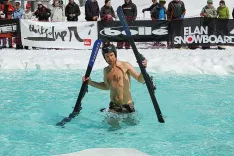 Tretji Luža contest na Krvavcu je uspel. Mr. Luža pa je tokrat postal Janez Cuderman alias Nudl. / Foto: 