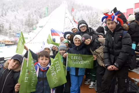 Planica otroci / Foto: Peter Ko&scaron;enina