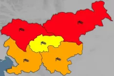 vreme opozorilo / Foto: Arso